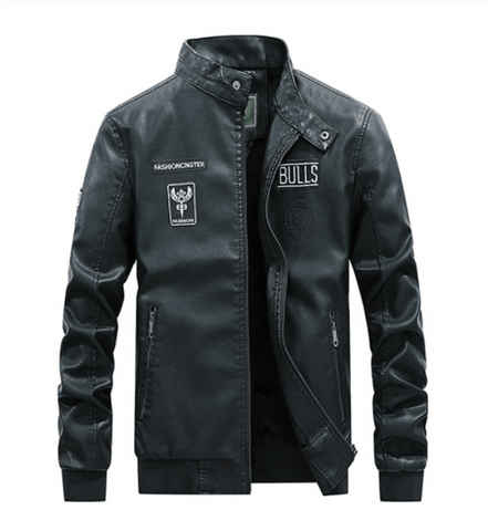 Casual PU Leather Motorcycle Jacket