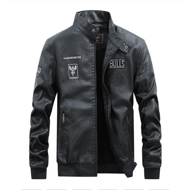 Casual PU Leather Motorcycle Jacket