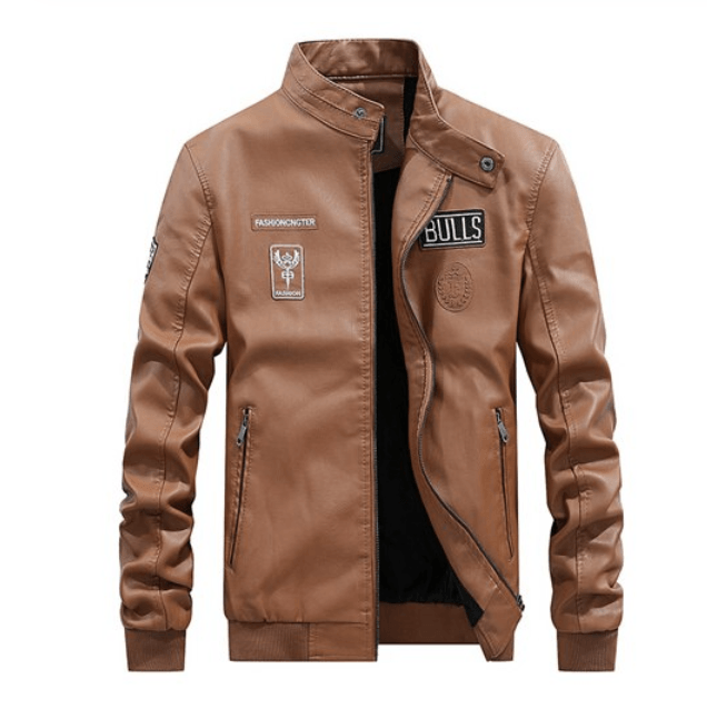 Casual PU Leather Motorcycle Jacket