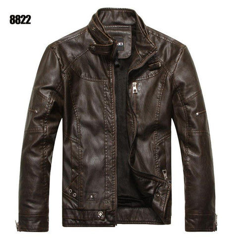 PU Leather Motorcycle Jacket