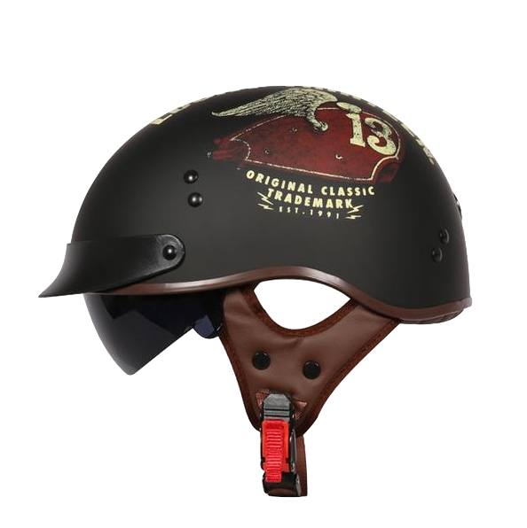 Check out our amazing line of DOT Retro Motorcycle Helmets!