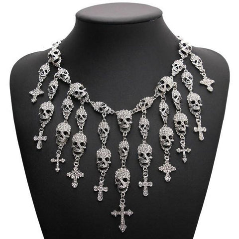 skeleton necklace