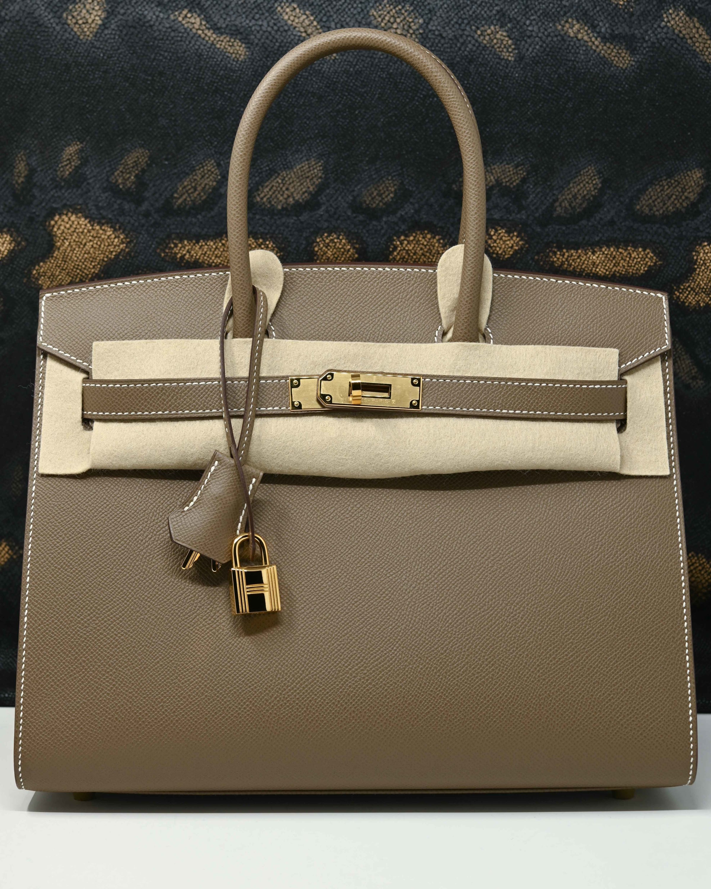 epsom hermes etoupe birkin