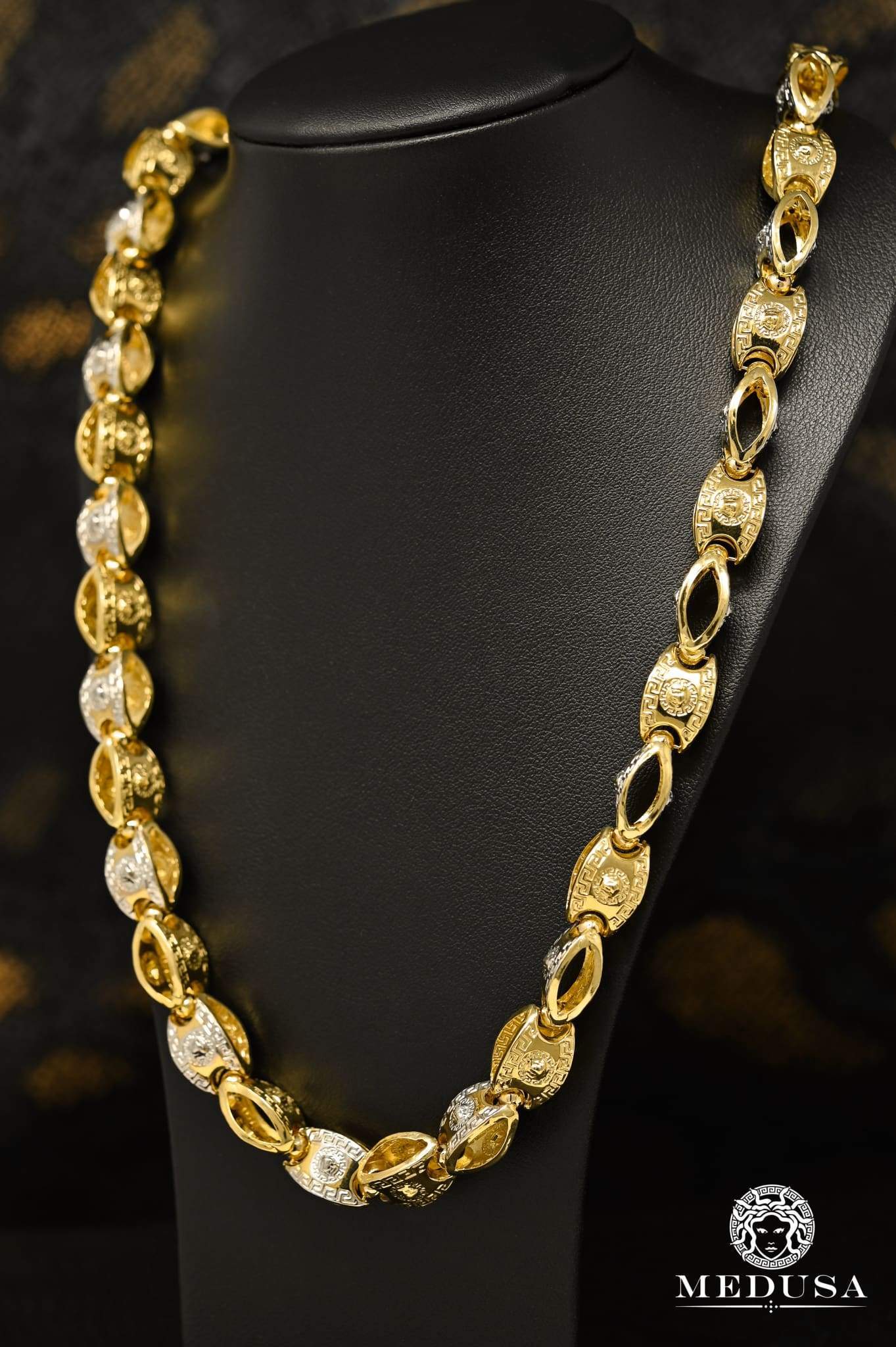 versace 14k gold chain