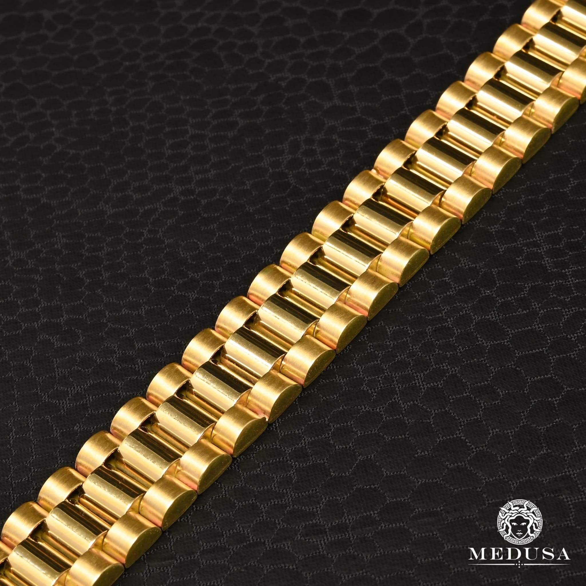 Gold bracelet 10K; 13mm Bracelet Rolex 