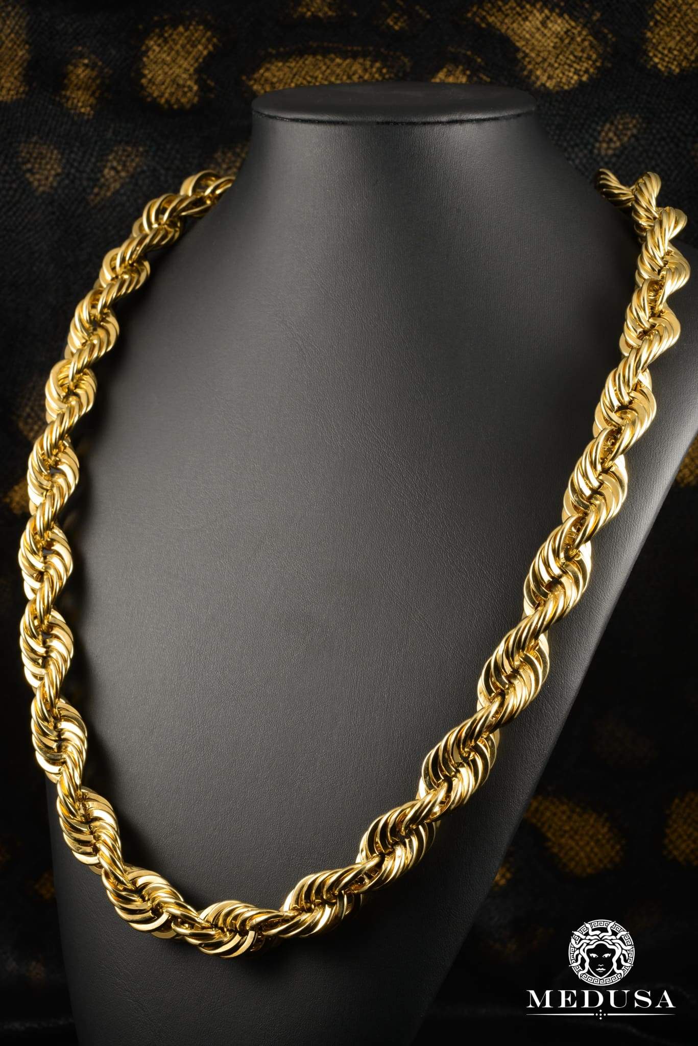 10K Gold Chain, 4mm Rope String