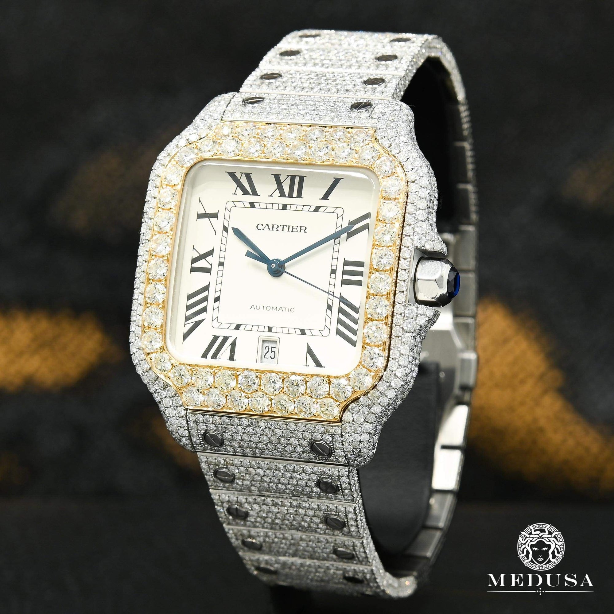 cartier santos 100 xl diamond finance