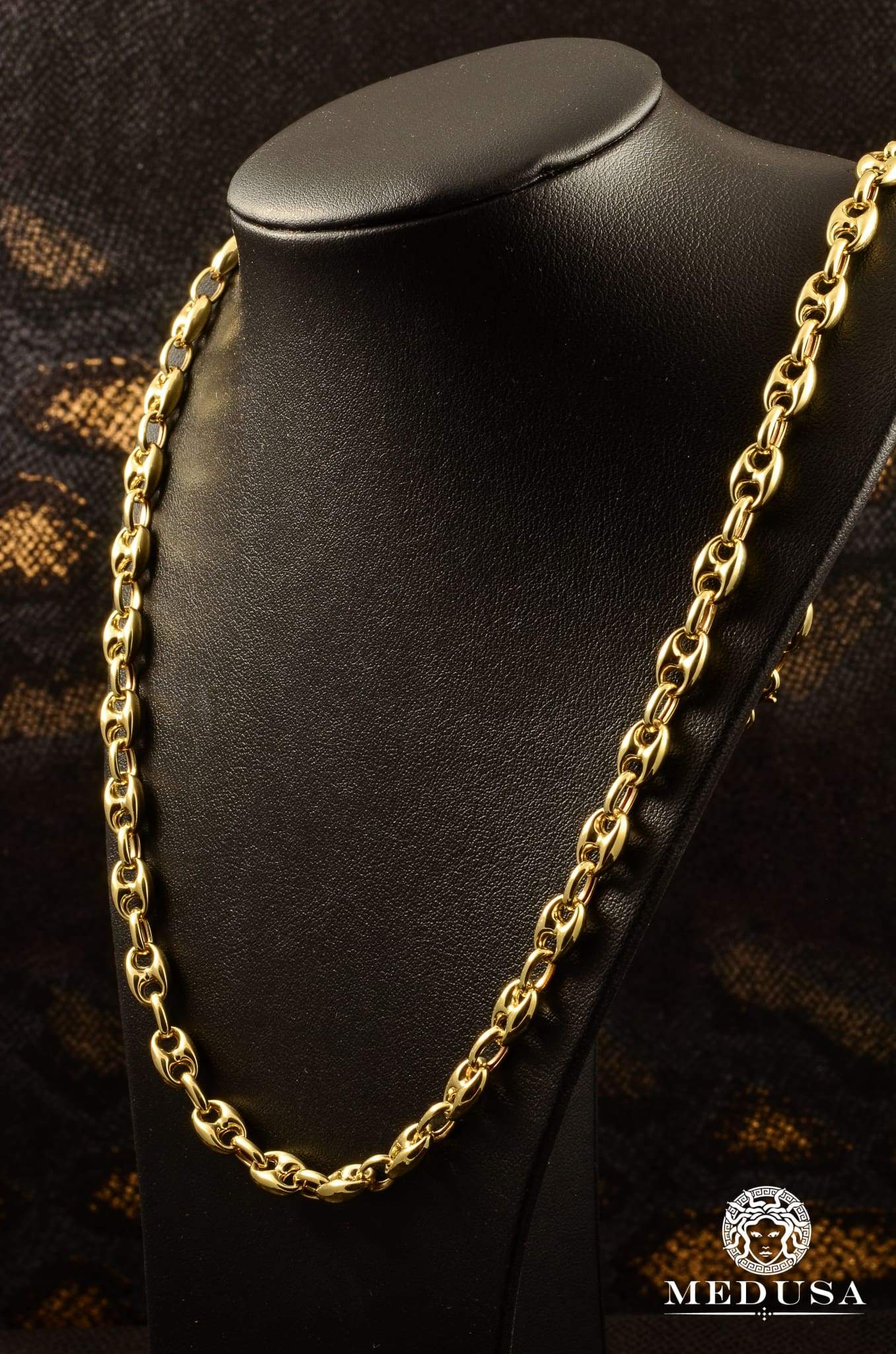 Chaîne en Or 10K | 7mm Gucci Puff Link 