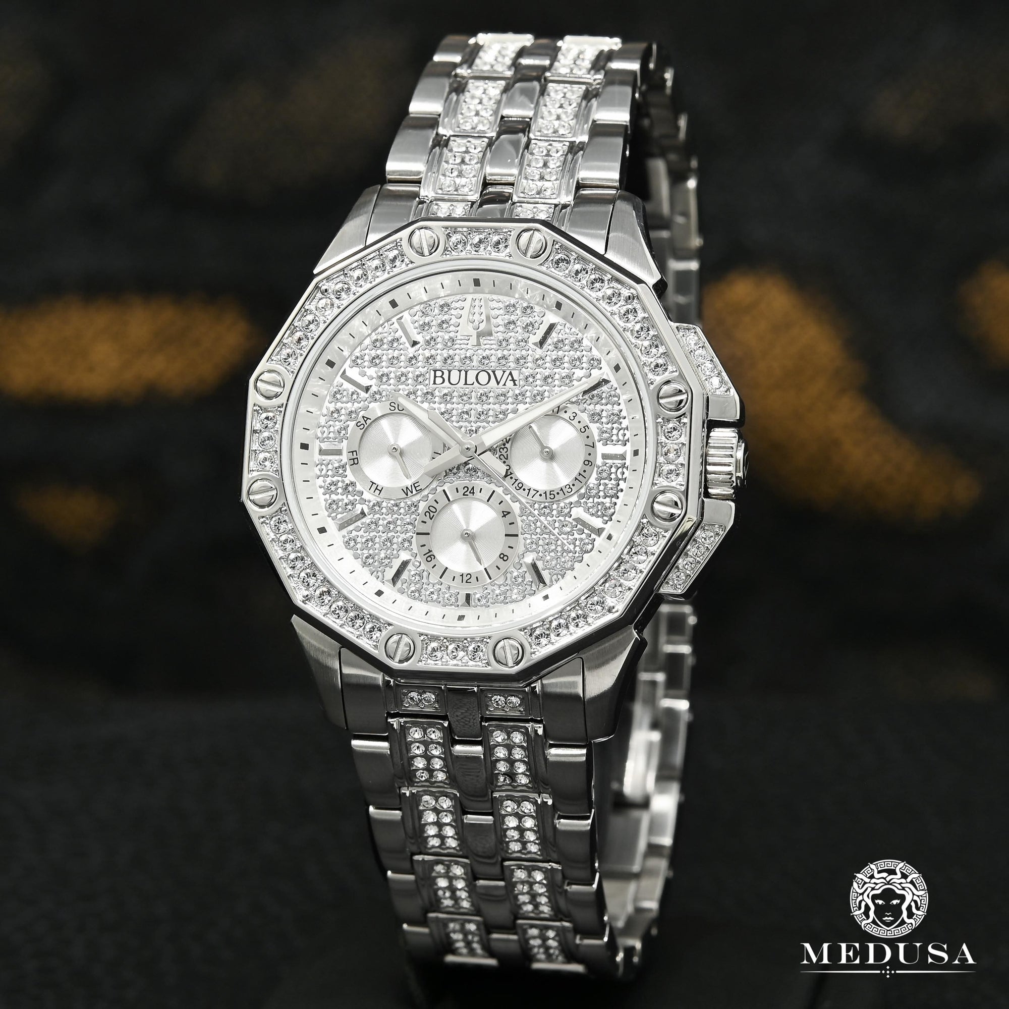Bulova Watch | Bulova Cristal - 96C134 Men's Watch | Medusa jewelry ...