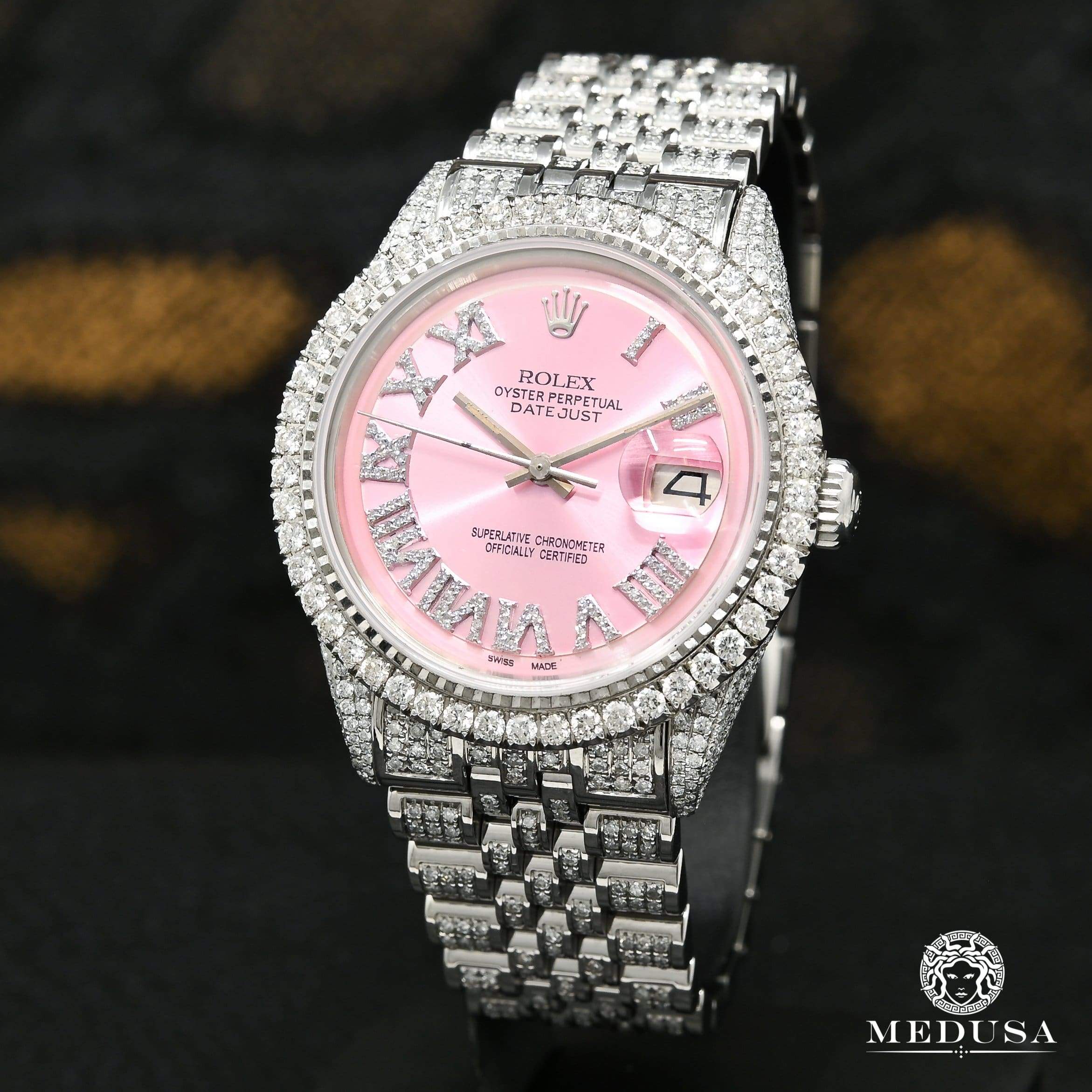 rolex watch pink