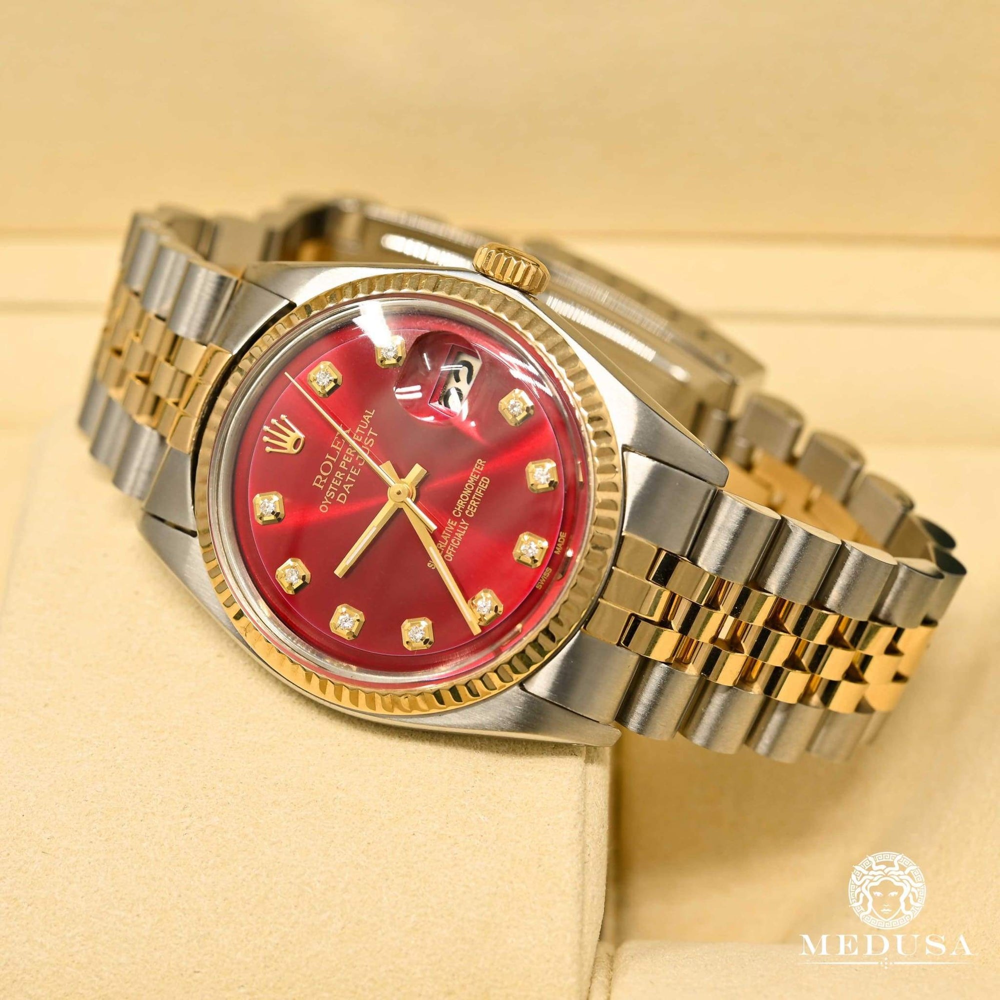 Rolex Watch | Rolex Datejust 36mm - Red 