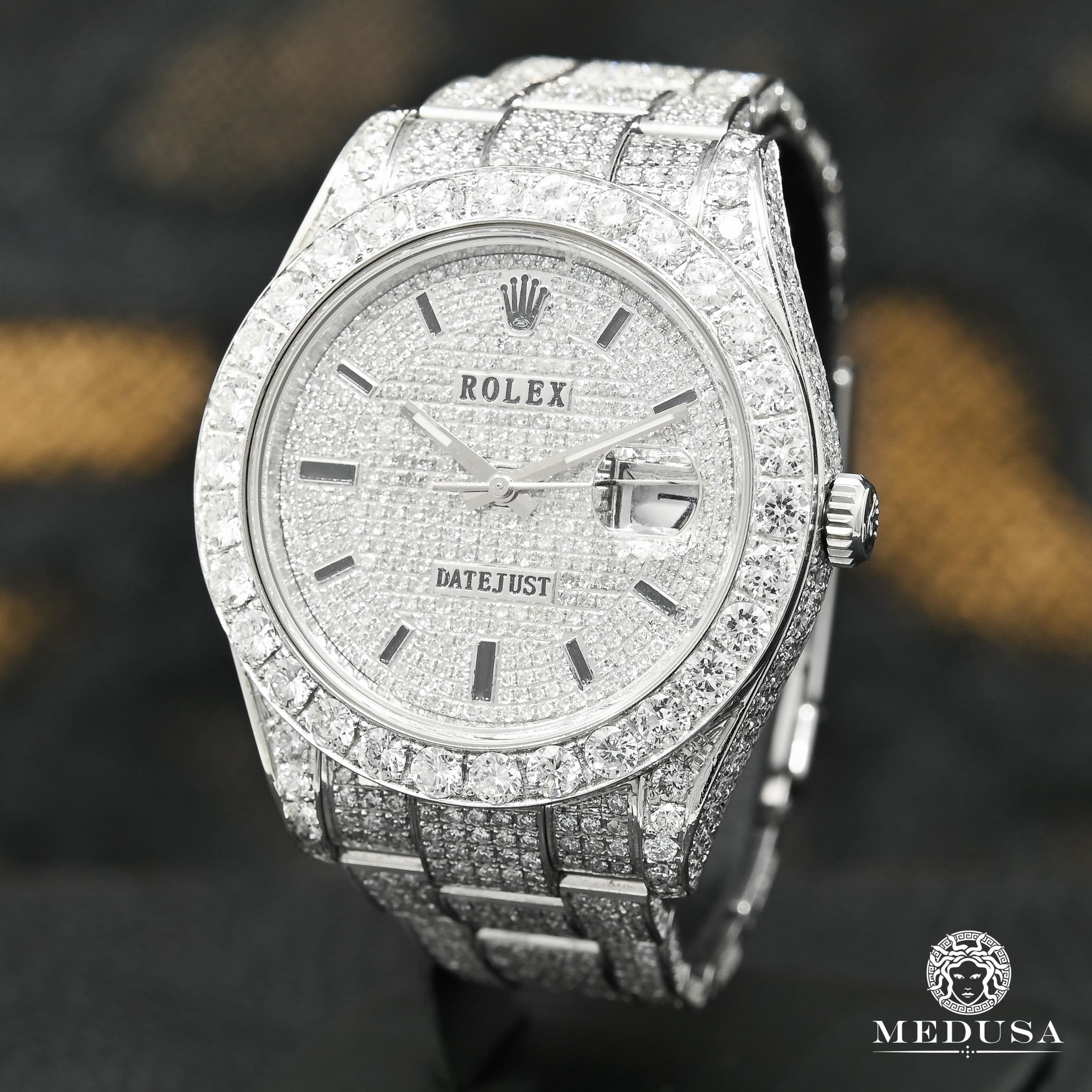 rolex datejust 41 iced out