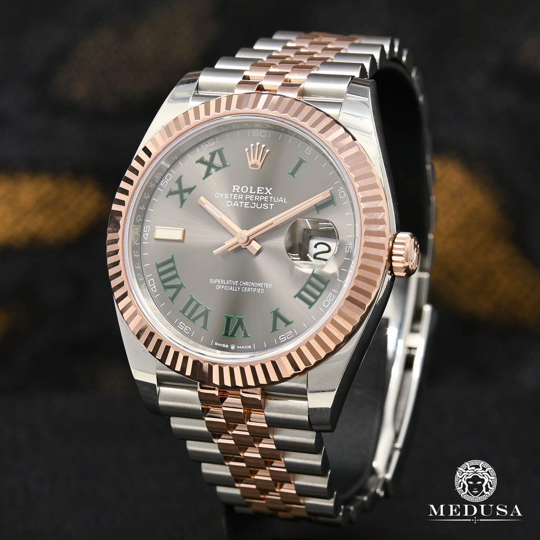 rolex datejust 41 jubilee rose gold