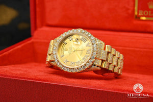 rolex president iced out