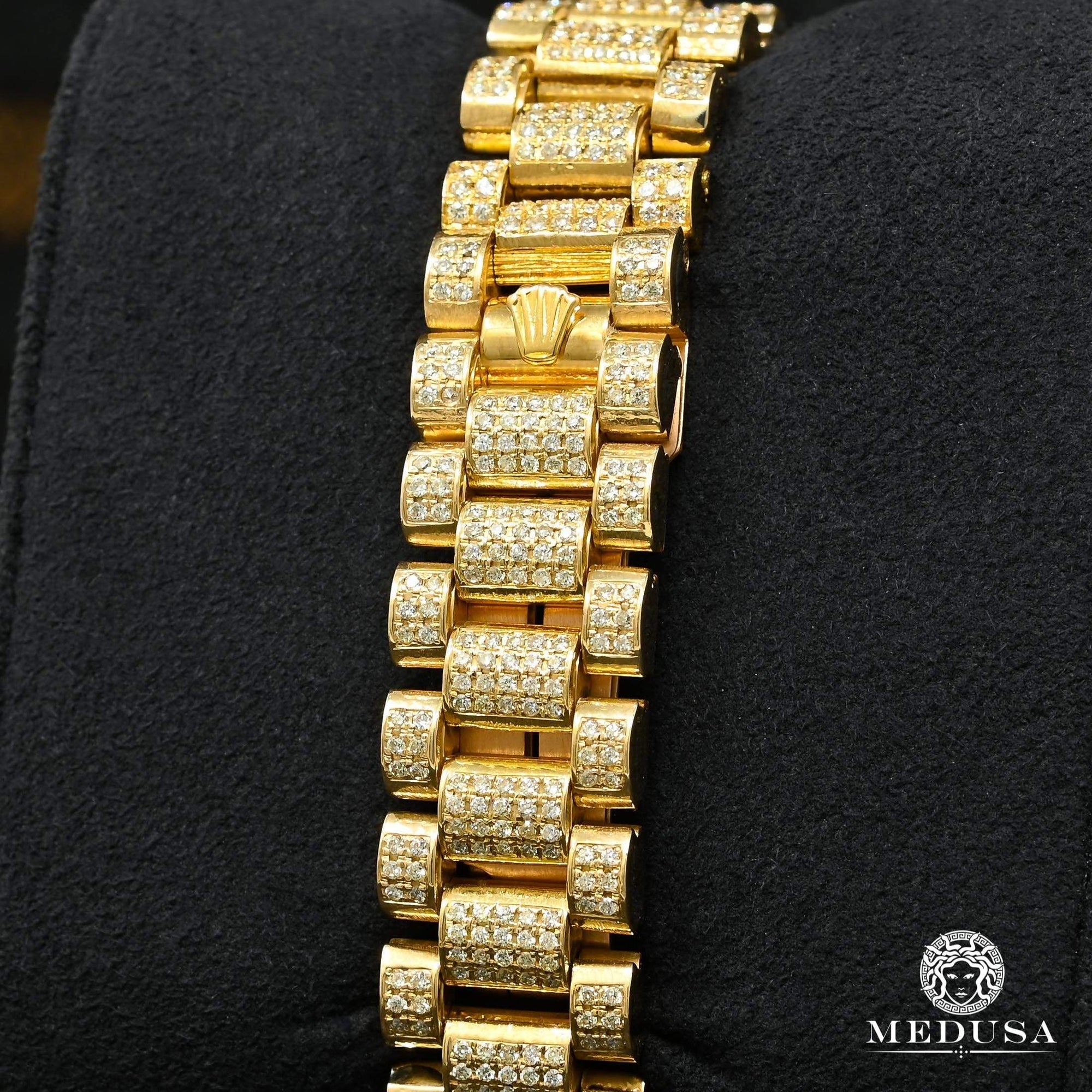 iced out rolex band