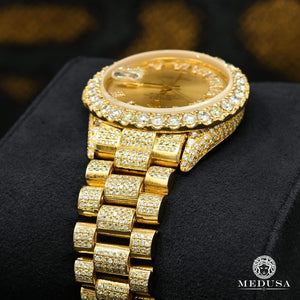 rolex president iced out