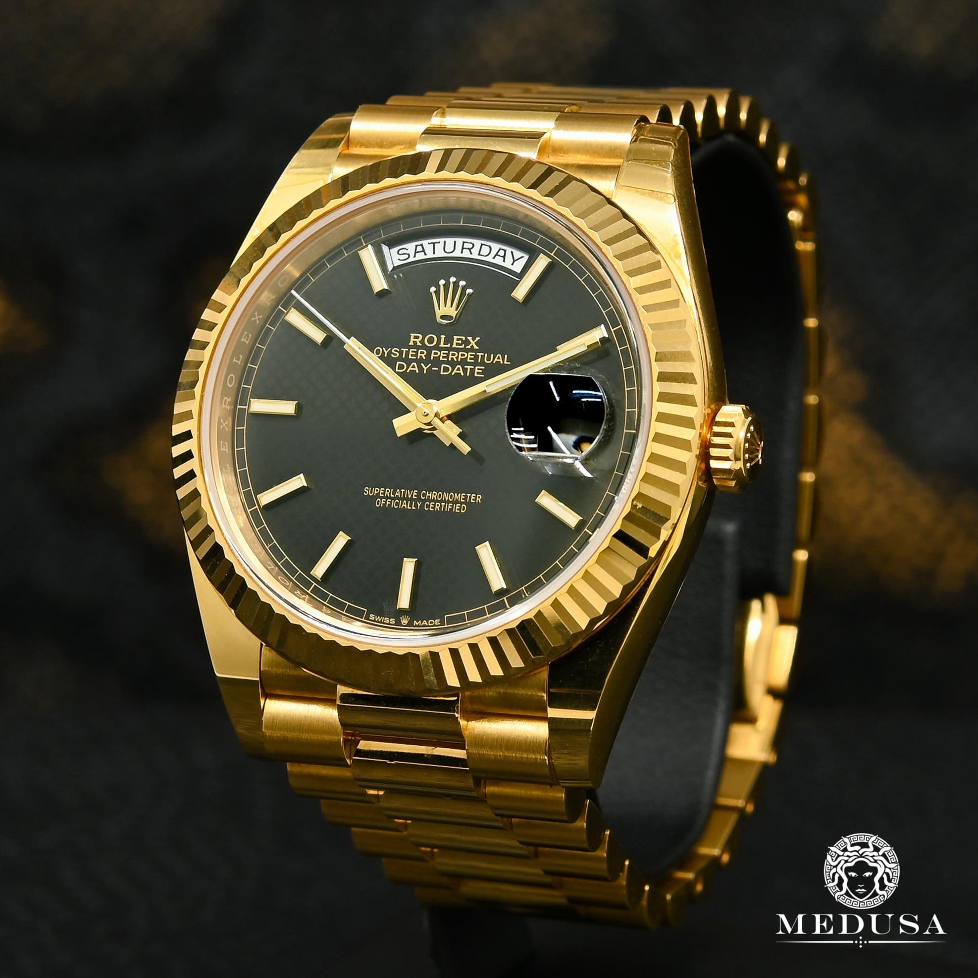 rolex day date 40mm gold