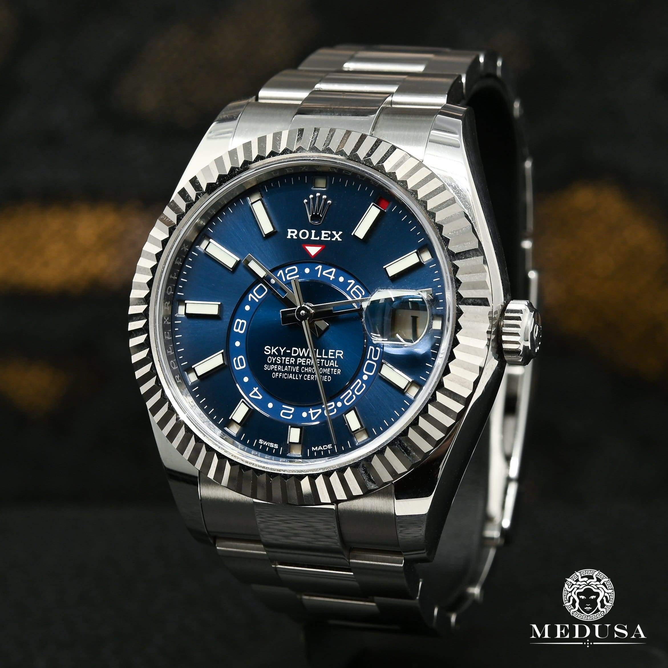 sky dweller blue rolex