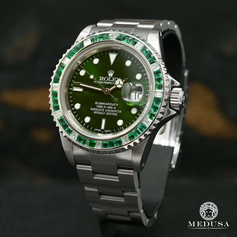 skab afspejle ciffer Rolex Submariner 116610 Diamond Emerald Dial And Bezel For R435 277 For  Sale From A Trusted Seller On Chrono24 | carlosluzardo.com.br