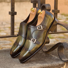 Double Monks in Patina