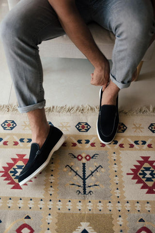 Summer Suede Shoes Black