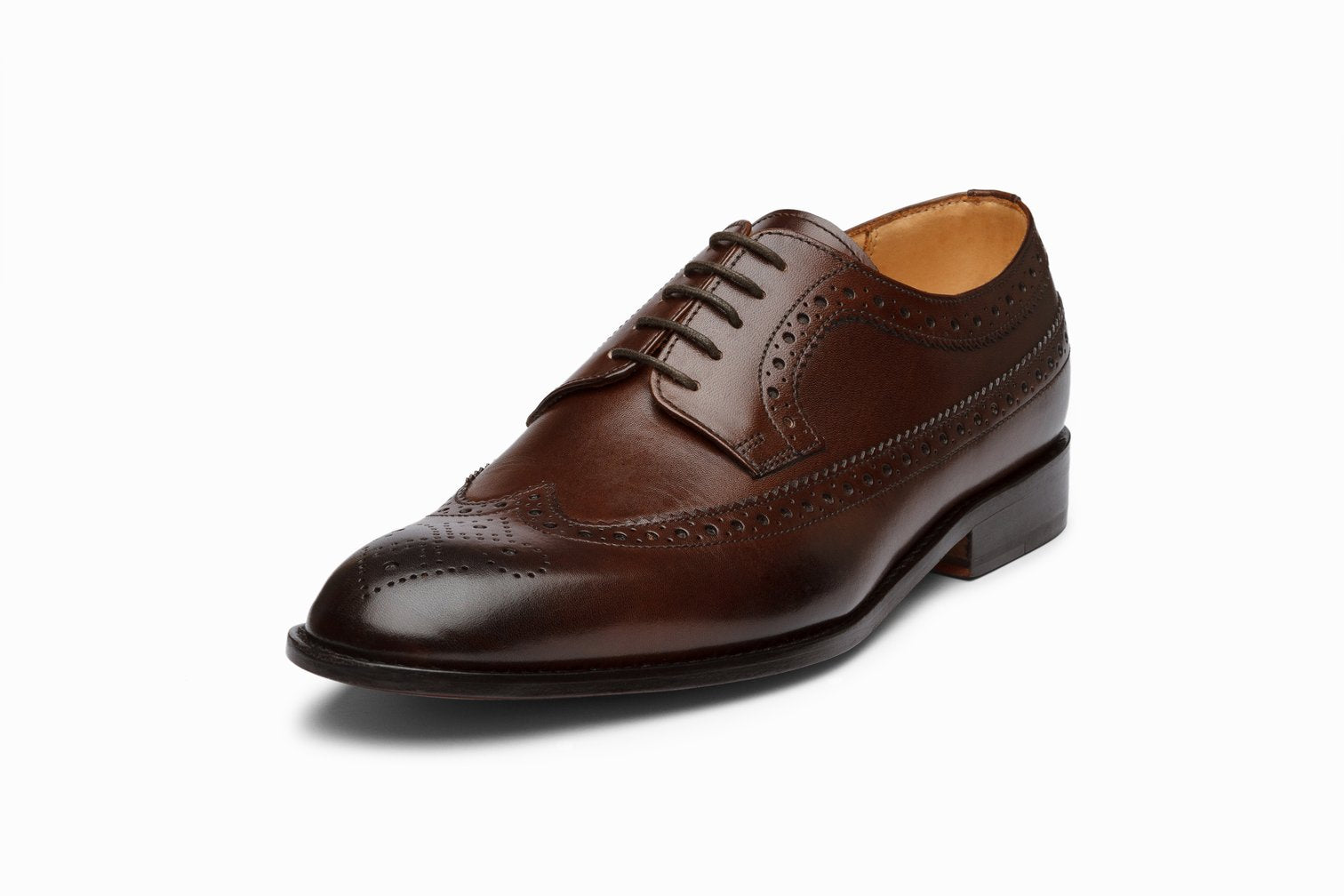 Longwing Brogue Derby - Dark Brown