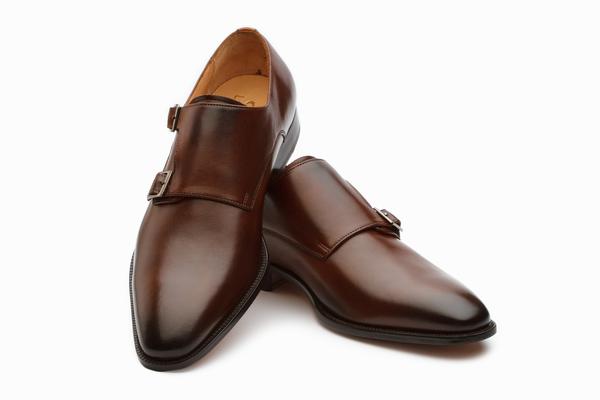 cheap double monk strap shoes