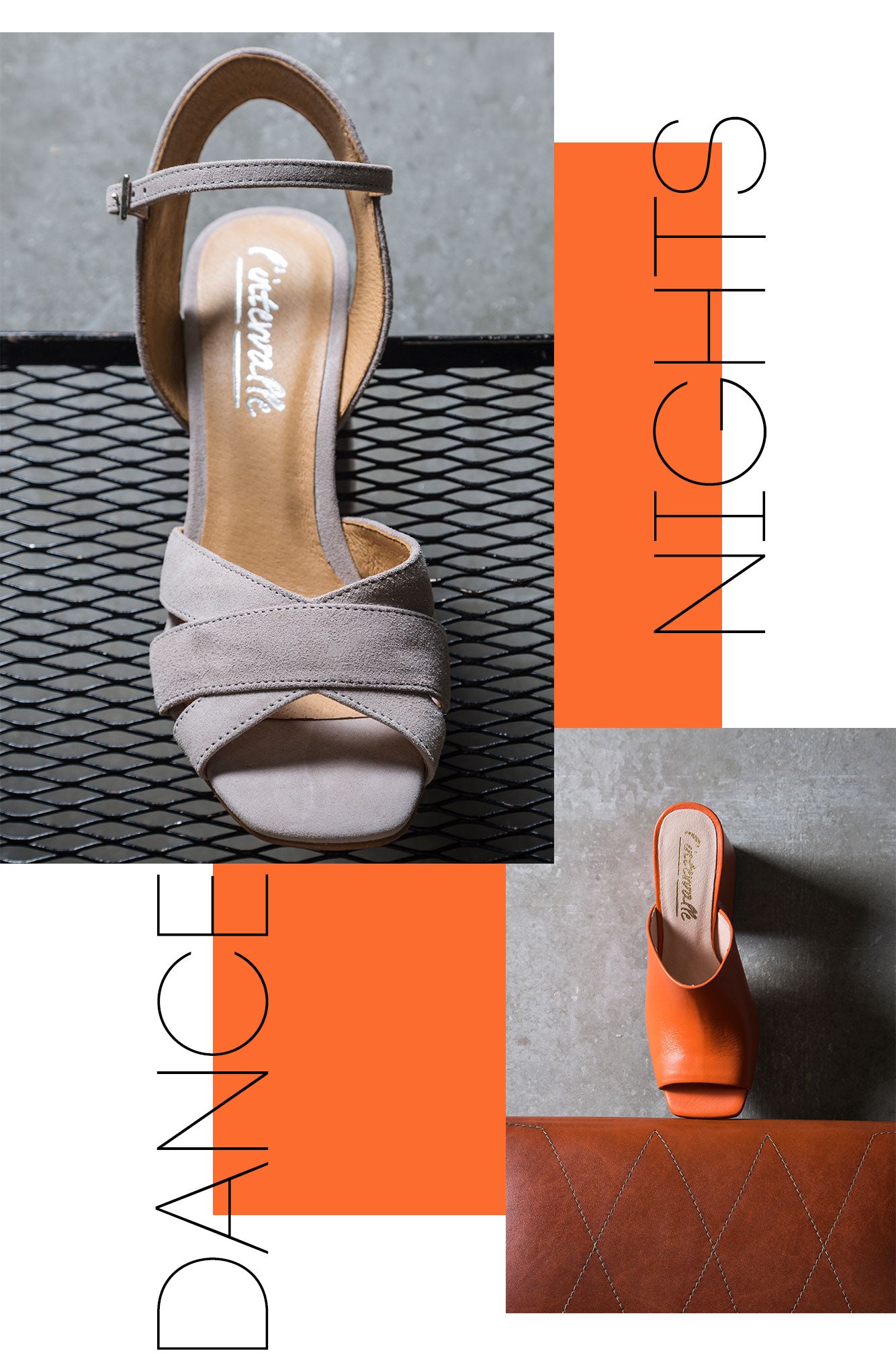 Ankle-strap pumps and mules for dance in your neon nights. Shoes made in Spain.