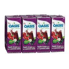 OASIS APPLE/GRAPE JUICE 8 X 200ML – arcticfresh