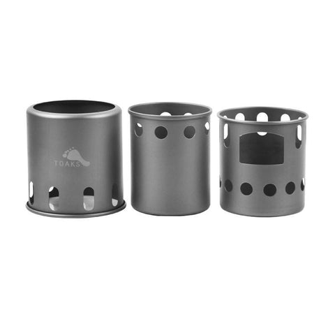  Toaks Backpacking Titanium Wood Stove ELP Outdoors