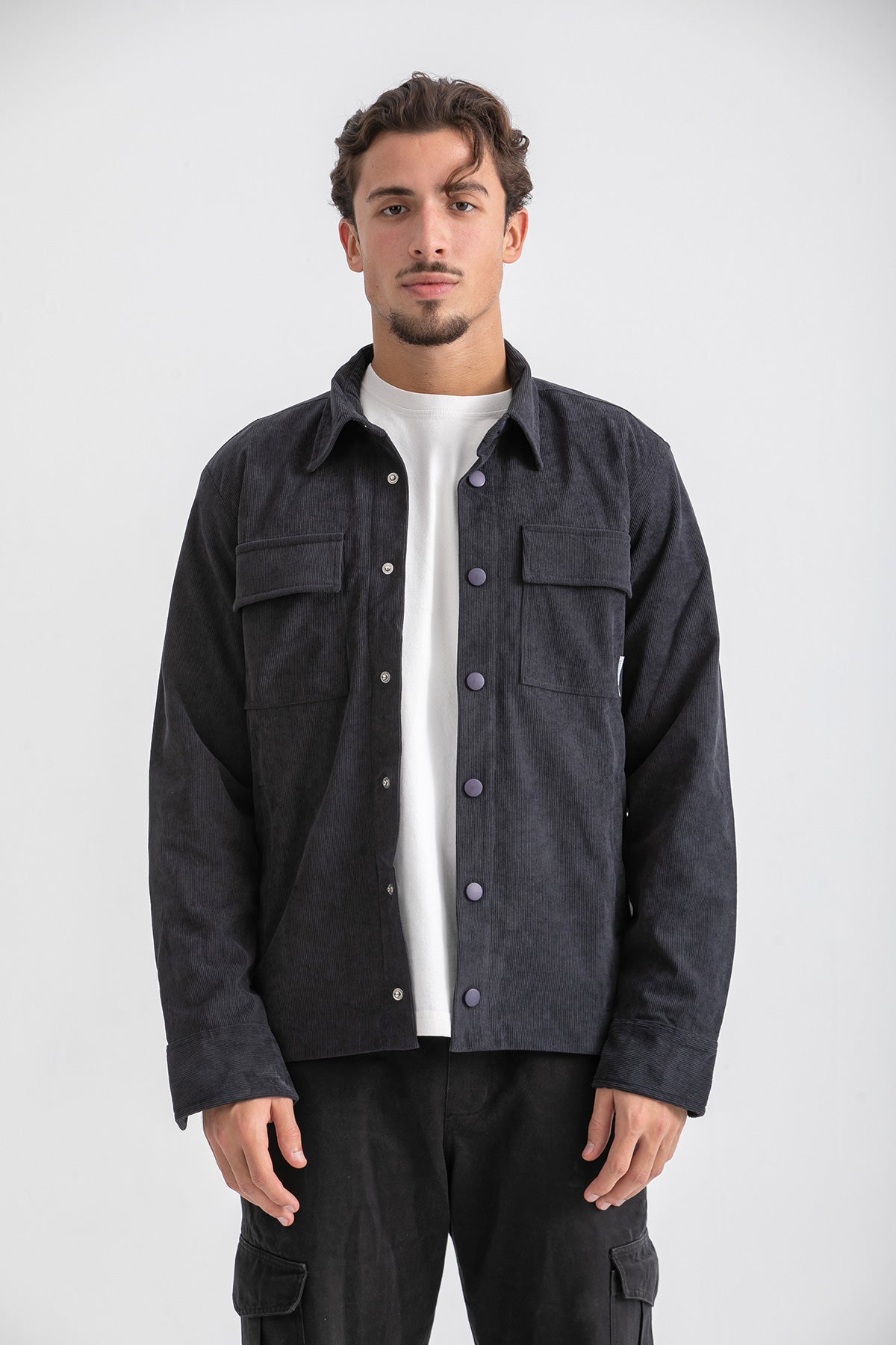 Unisex Navy Corduroy Jacket – Kai Collections