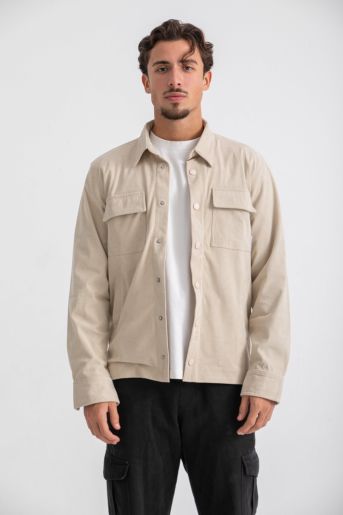 Unisex Ivory Corduroy Jacket – Kai Collections