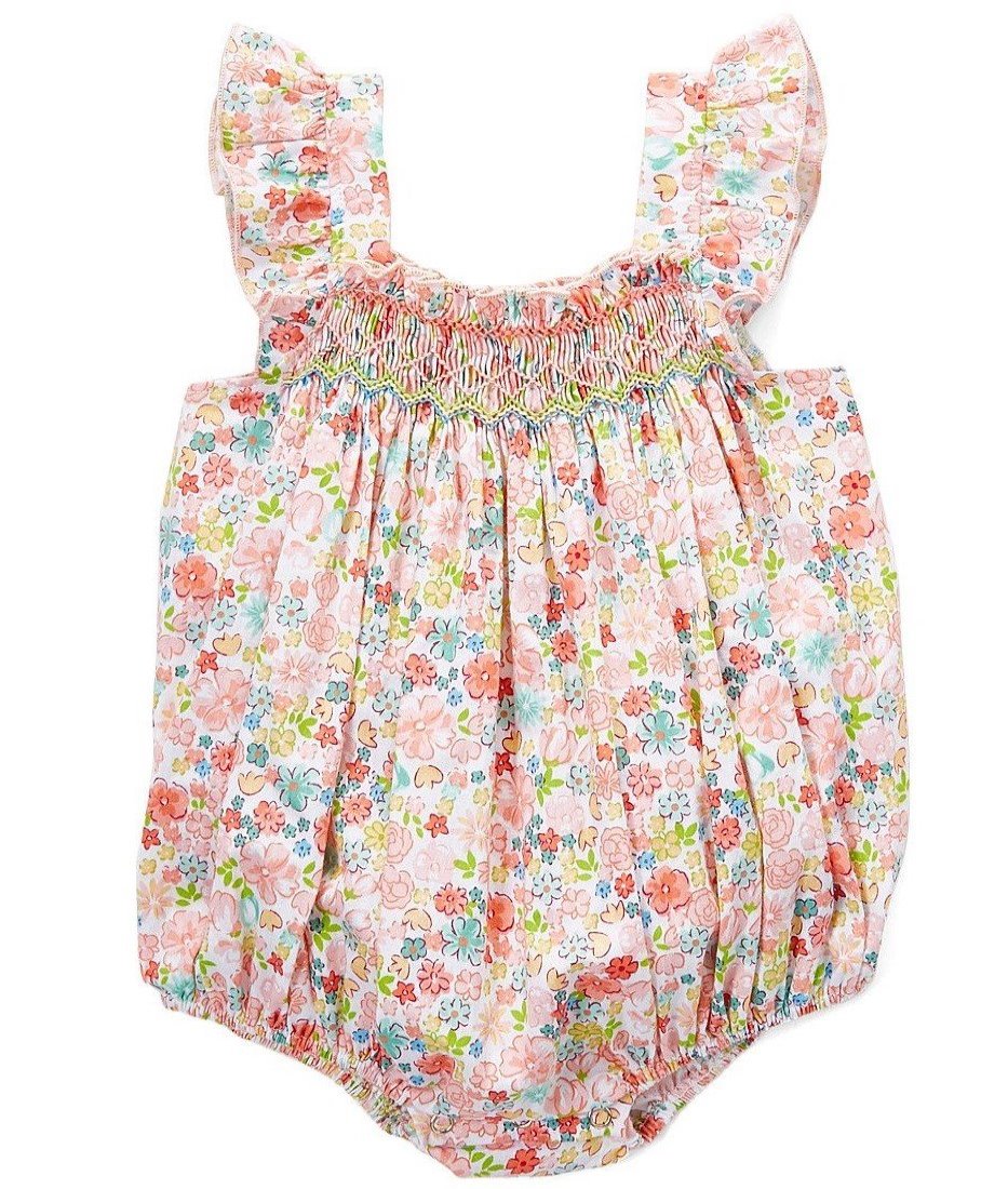 Liberty Smocked Romper Petit Confection