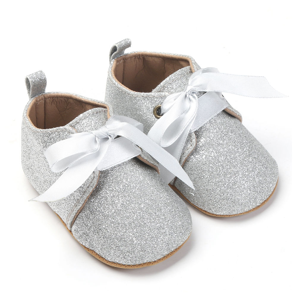 glitter pram shoes