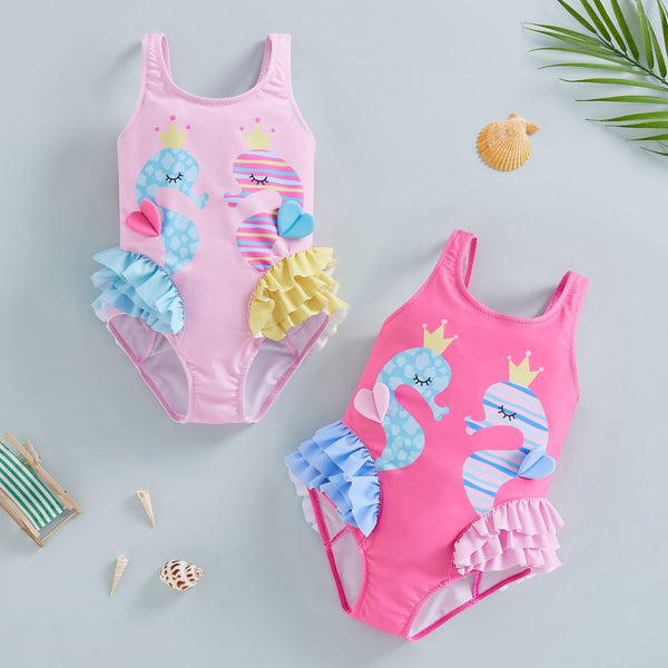 Seahorse Bathing Suit – Curls & Bubbles