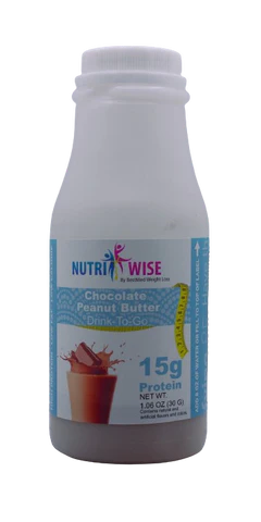 NutriWise® Chocolate Peanut Butter Protein Shake (6-Pack Bottles)