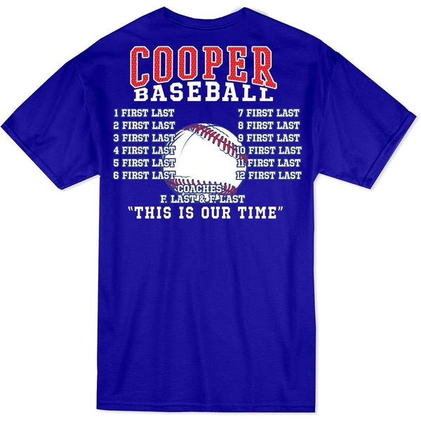 baseball roster shirts