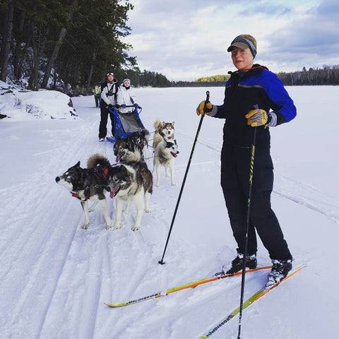 dogsledding & skiing