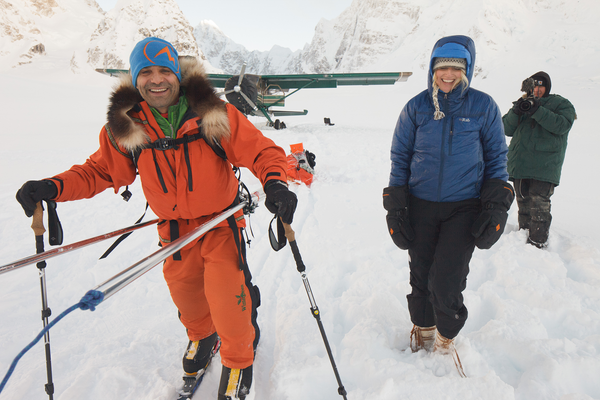 Lonnie Dupre preparing to climb Mount Denali