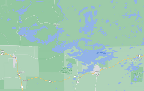 Lake Vermilion Google Maps Image