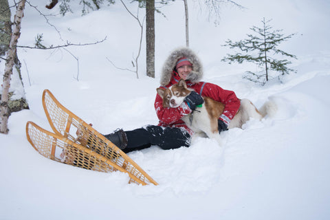 snowshoeing in Ely, MN