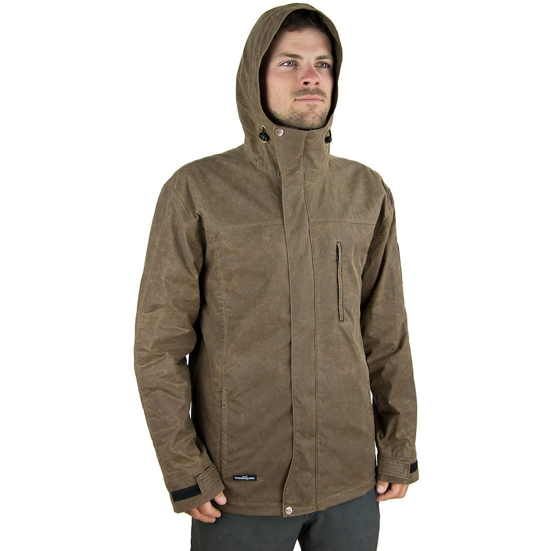 waxed cotton parka