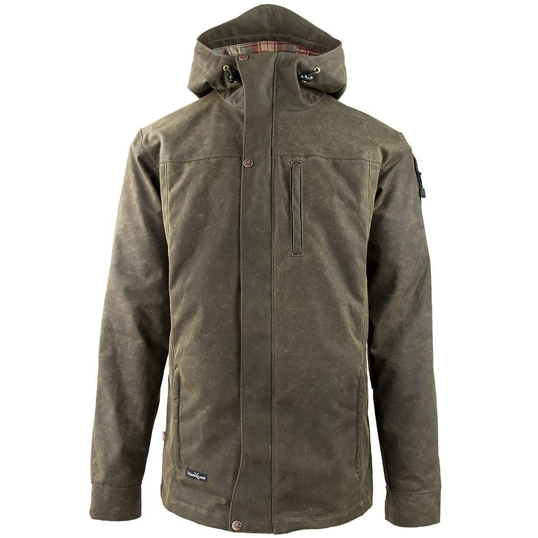 New! Waxed Cotton Trail Jacket Lined (Men's) - Wintergreen Northern Wear
