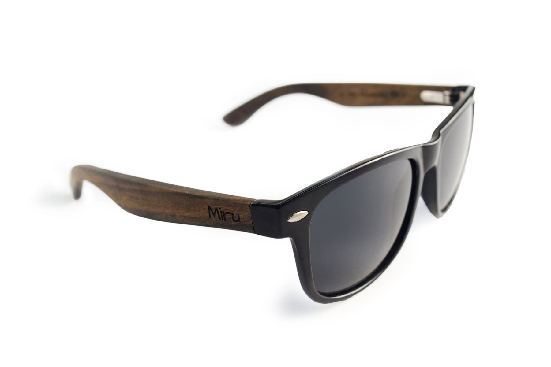 Ebony Wood Wayfarer Sunglasses – Miru