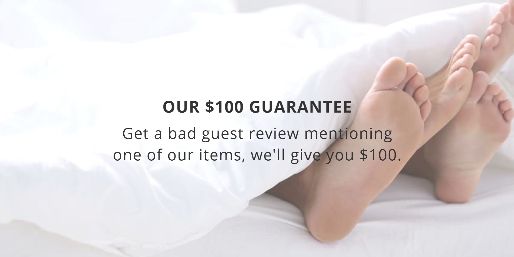 Our $100 Guarantee | Good Host Shop