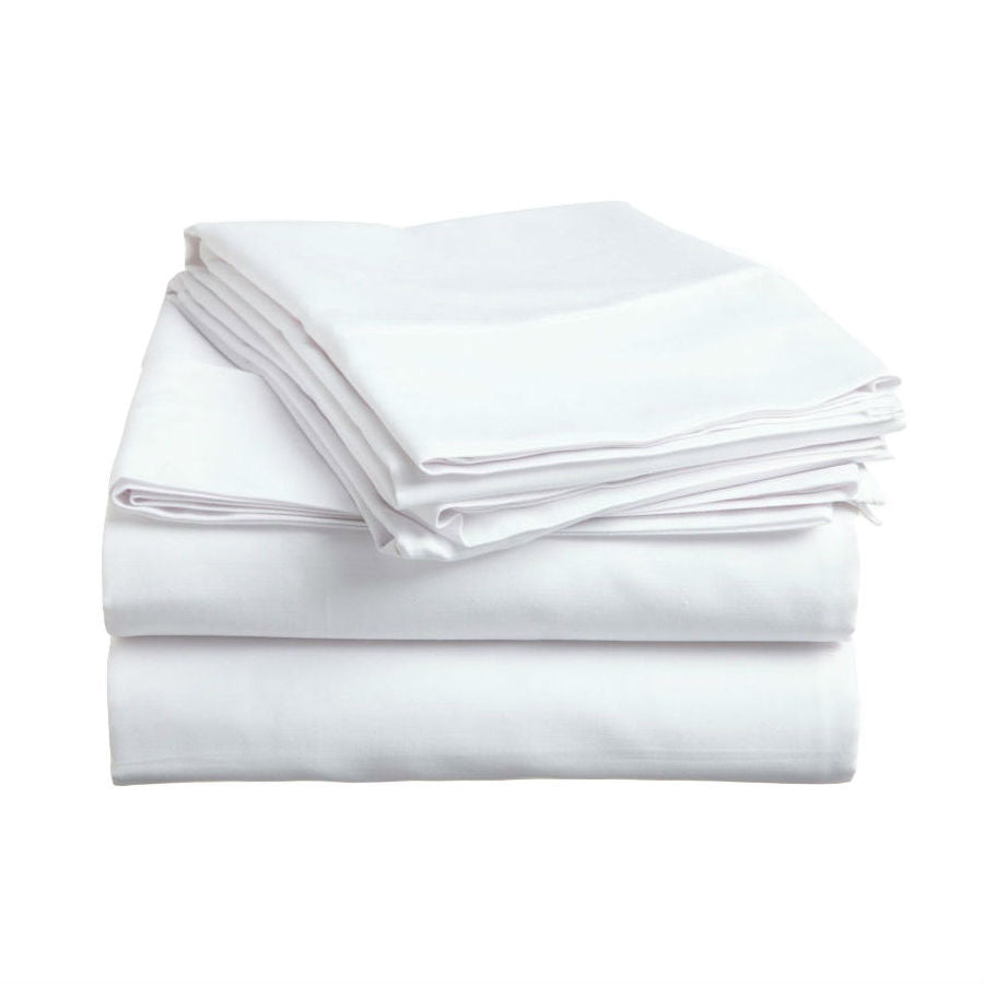 white bed sheets and pillowcases