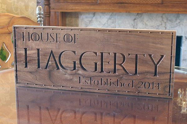 Personalized Wood Sign