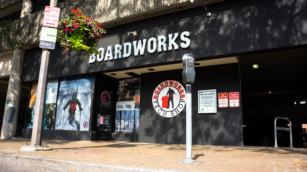 Front of Boardworks Tech Shop 