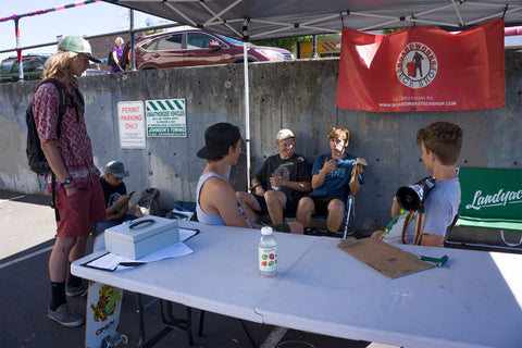 Kombucha to Kirby Block Party Boardworks Tech Shop Event Booth  