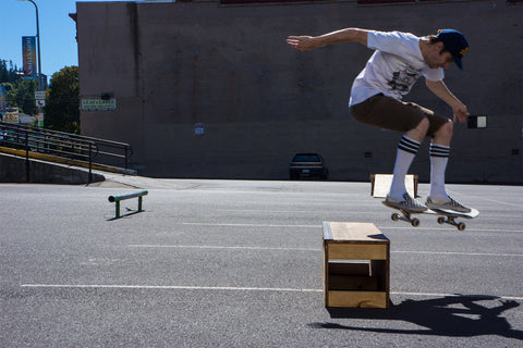 kombucha to kirby block party skate expo box ollie 3